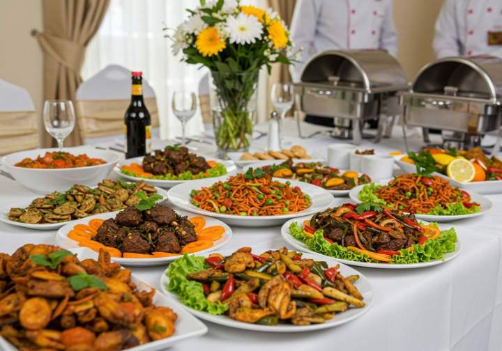 Service traiteur pour les fêtes d'entreprise et les événements spéciaux